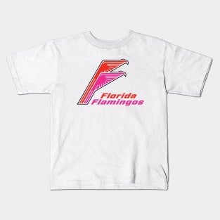 Defunct Florida Flamingos Team Tennis 1974 Kids T-Shirt